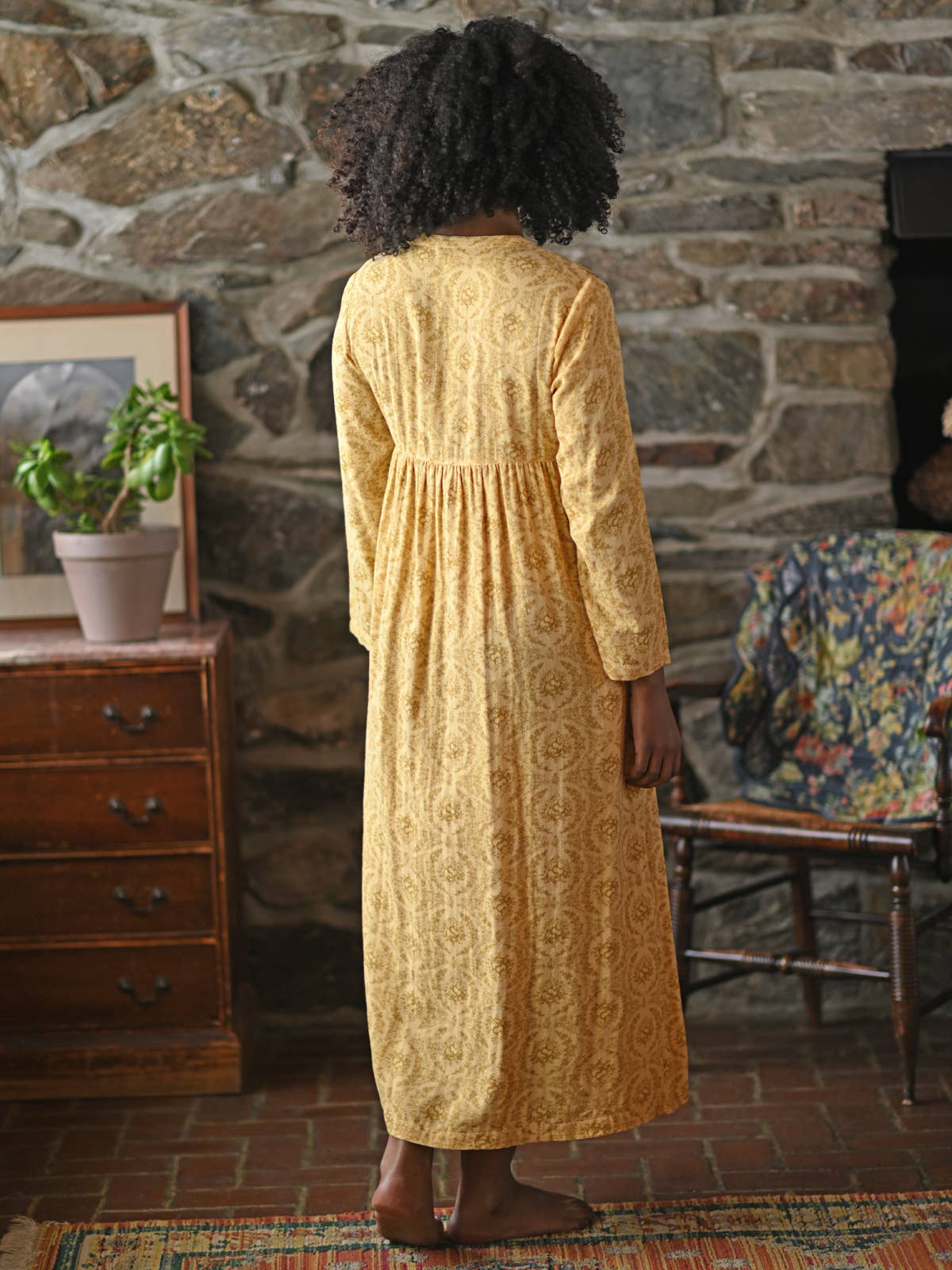 April Cornell Apparel - Wholesale Nachthemd - Dames - Lieve Roos Nachtjapon2