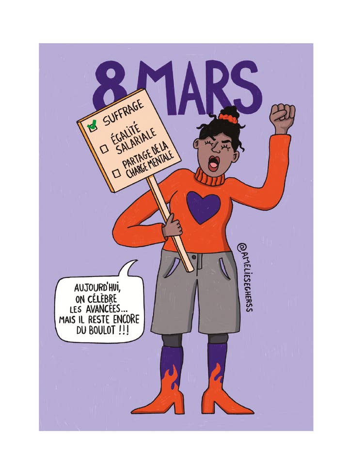 8 MARS - Framstegen för wholesale av Amélie Seghers