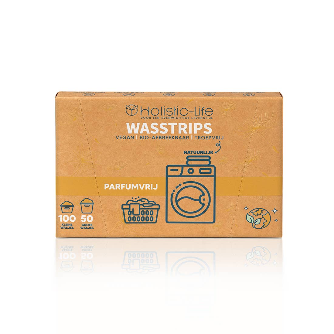 holistic-life - Wholesale Laundry Detergent Powder/Pods - Eco-Friendly Laundry Strips Fragrance-Free - 100 Washes