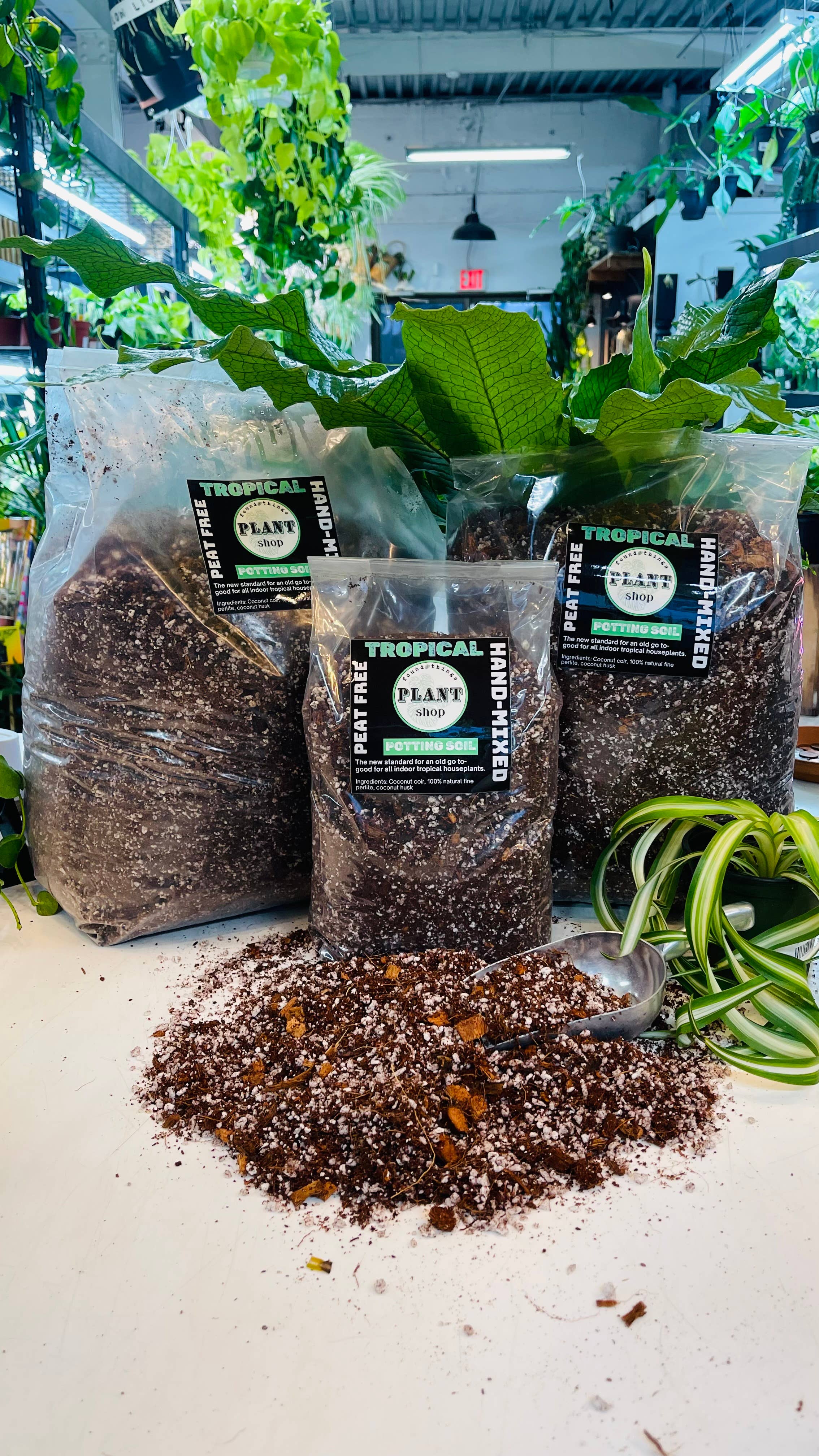 Found Things Plant Shop – Solo para plantação e vasos por atacado – Substrato Tropical para Vasos0