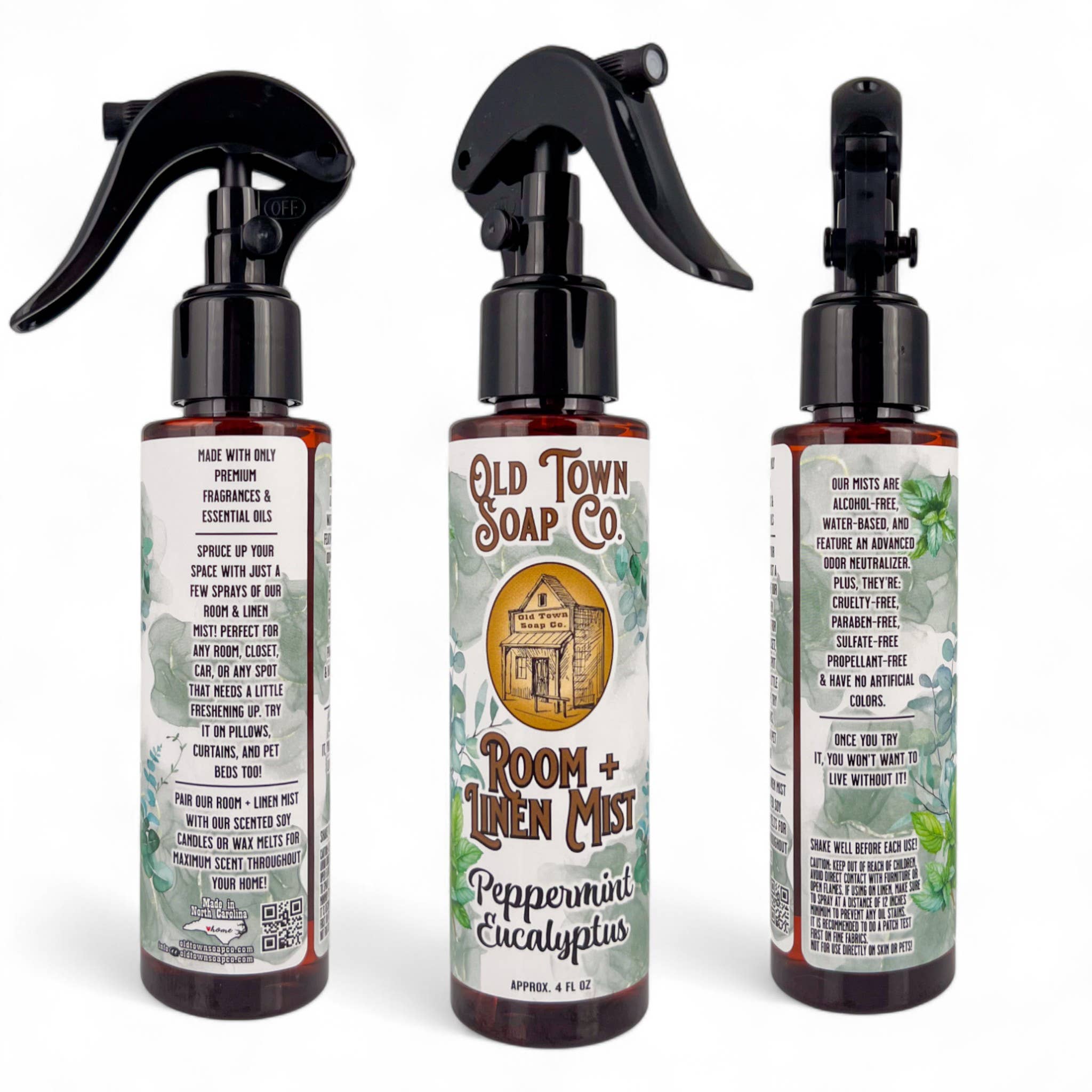 Old Town Soap Co. - Vendita all'ingrosso Spray per tessuti e ambienti - Room + Linen Mist - 14 Fragranze - Rinfresca la tua stanza9