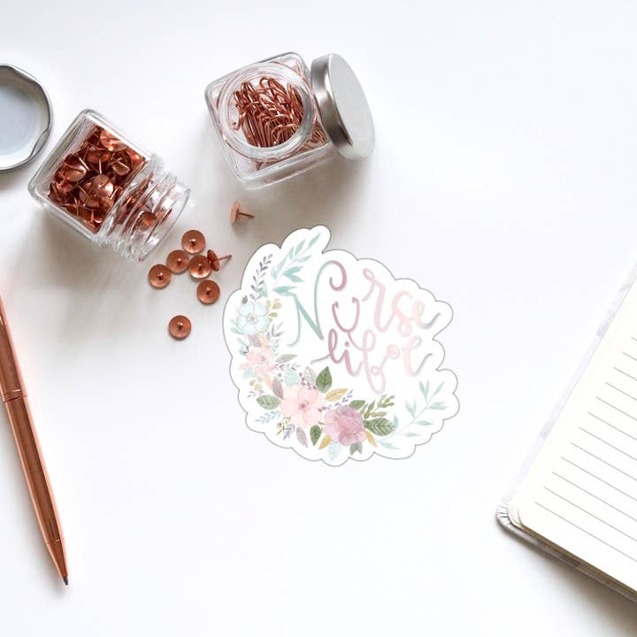 Sygeplejerske Life Medicinsk Personale Sygeplejerske Vurdering Vinyl for engroshandel hos Stick With It Sticker Co