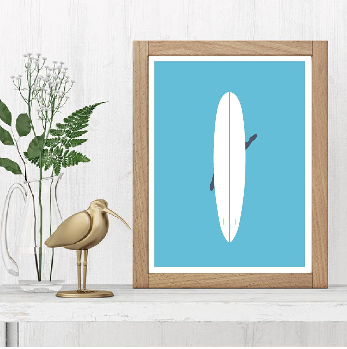 Prao Studio - Wholesale Poster - Surf Wave Longboard poster0