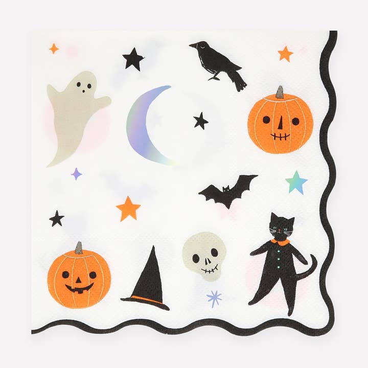 Große Halloween-Servietten für den Großhandel von Meri Meri