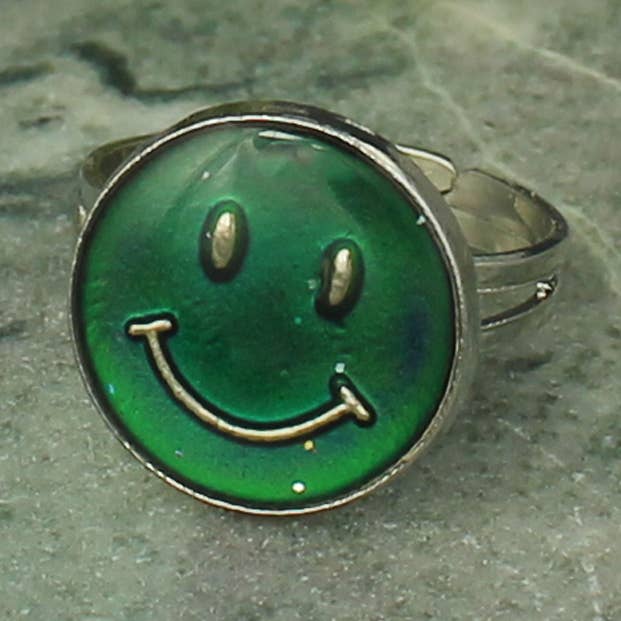 Happy Moods Smiling Face Mood Ring for wholesale by ZAD