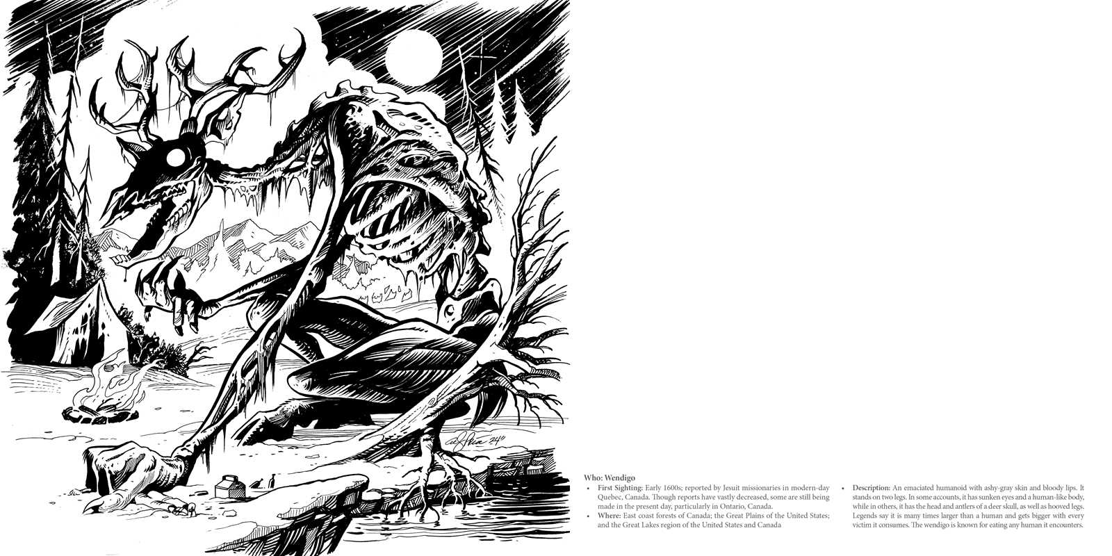 Simon & Schuster - Wholesale Coloring & Activity Book - Adult - Cryptid Creatures Coloring Book by3