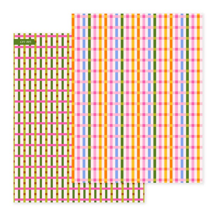 Retro Weave | Scrapbook Paper for wholesale by Sadie's Stickers