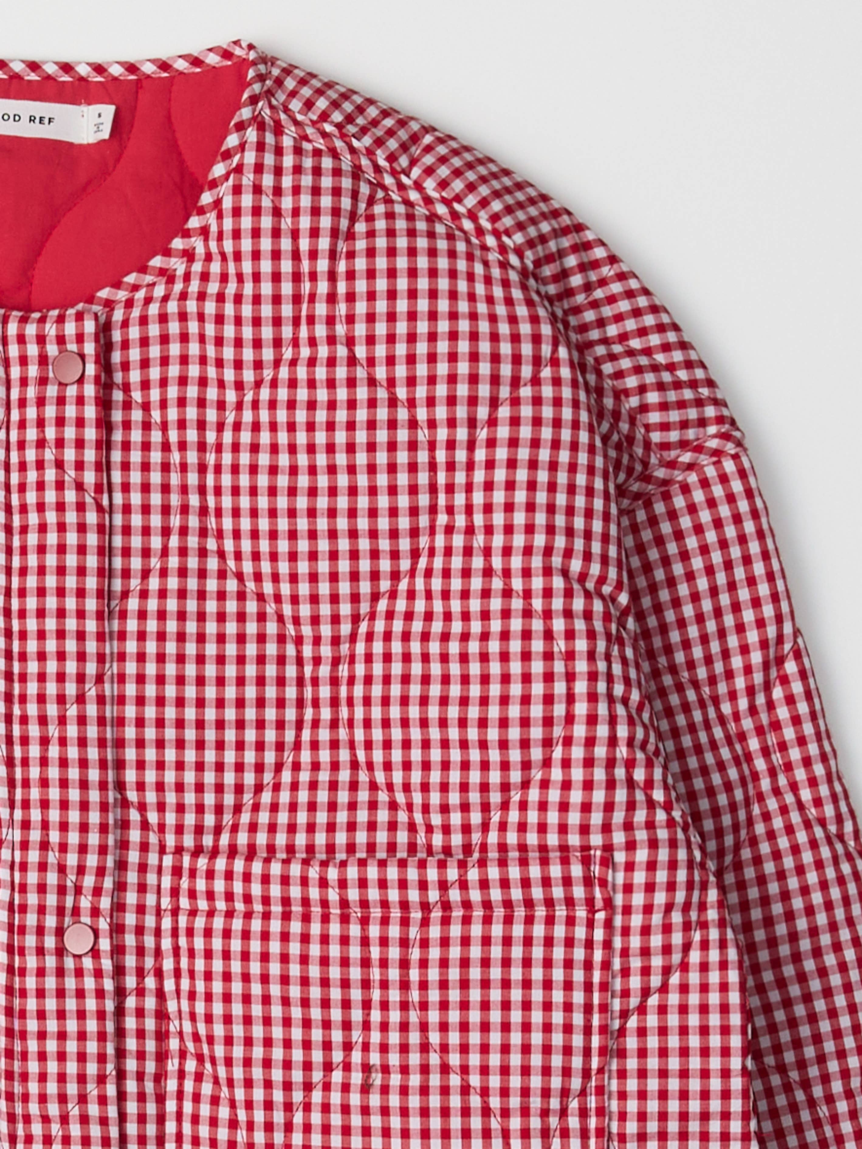 MOD REF - Wholesale Jacket - Women's - The Rochelle Jacket | Women's Quilted Gingham Jacket

18