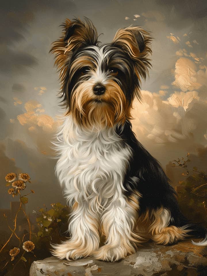 Vintage Biewer Terrier 8”x10” Art Print for wholesale by Mowbi