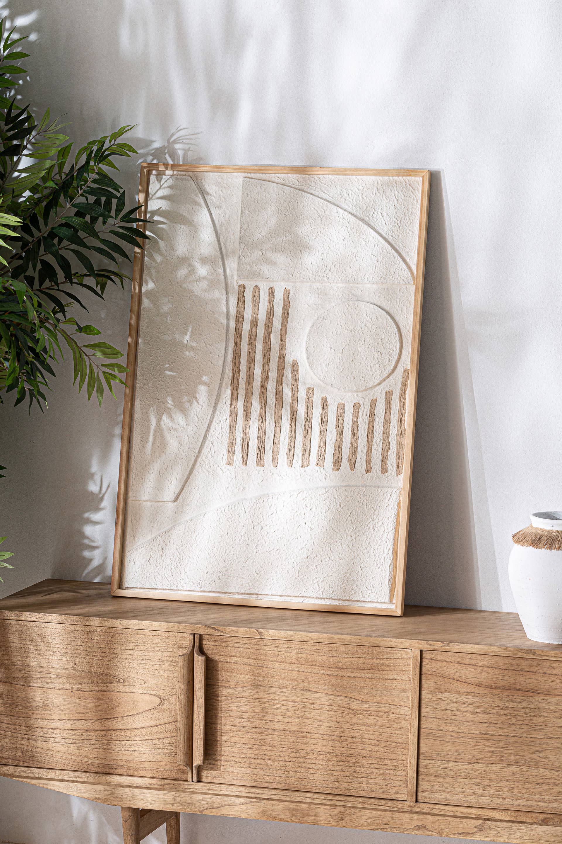 Kodu - Wholesale Painting/Drawing - Handmade white papier-mâché frame measuring 65x2x95cm3