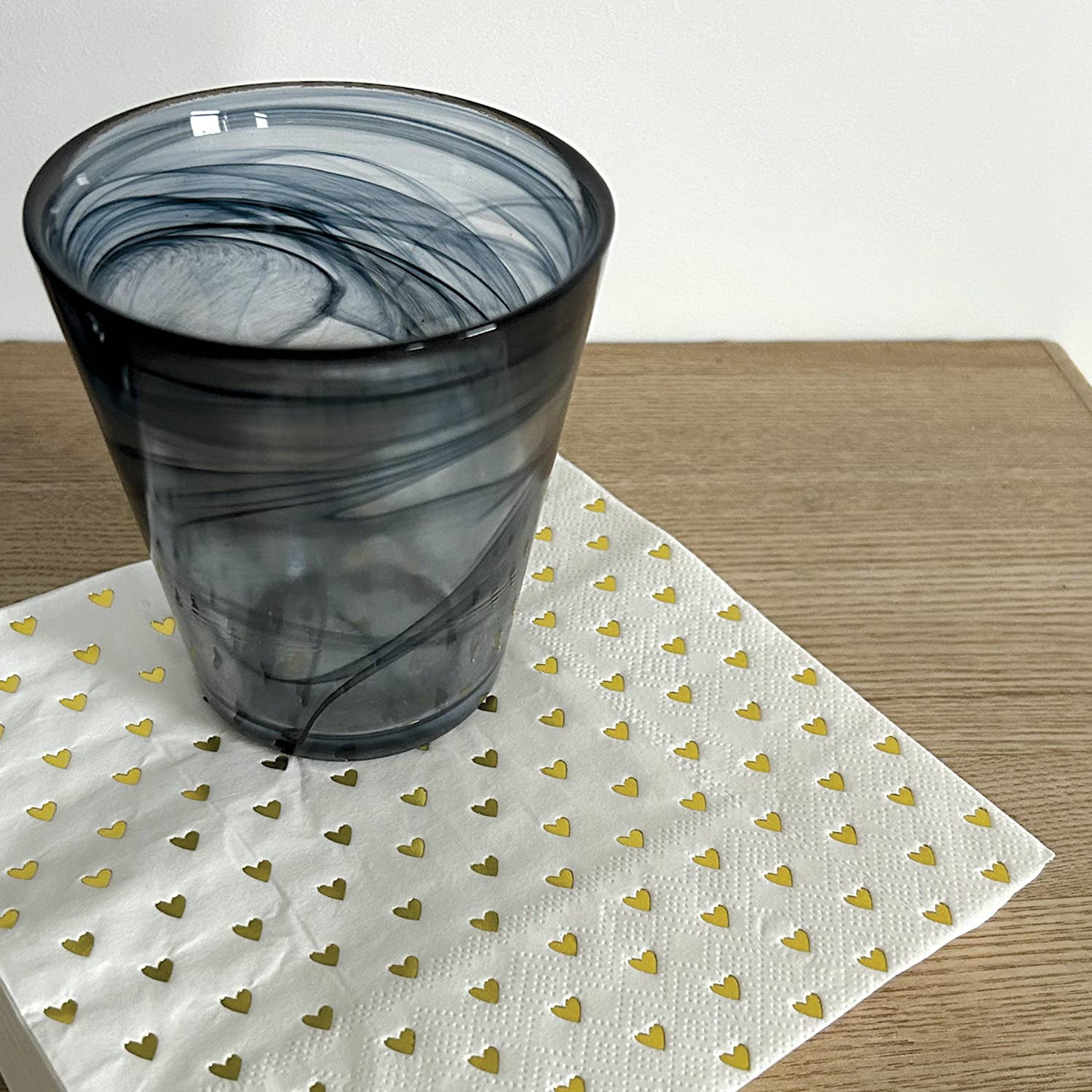 Opjet Paris – Großhandel Papier- & Stoffserviette – goldenes Herz Papierserviette x204