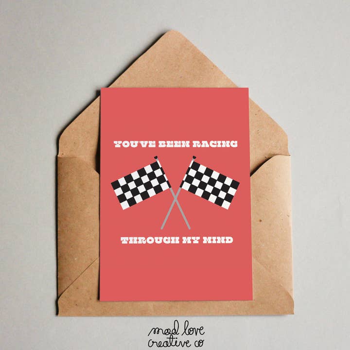 Cartões Correndo pela Minha Mente por atacado de Mad Love Creative Co.