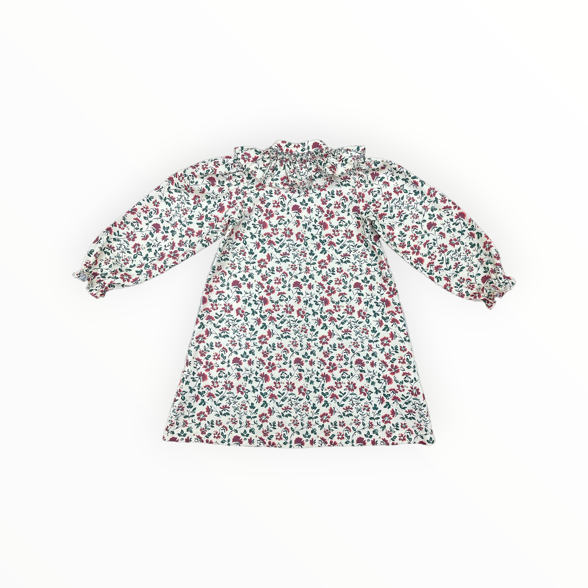 Sun House Children's - Wholesale Dress - Kids - Molly Anne Dress in Holiday Mimosa Flower3