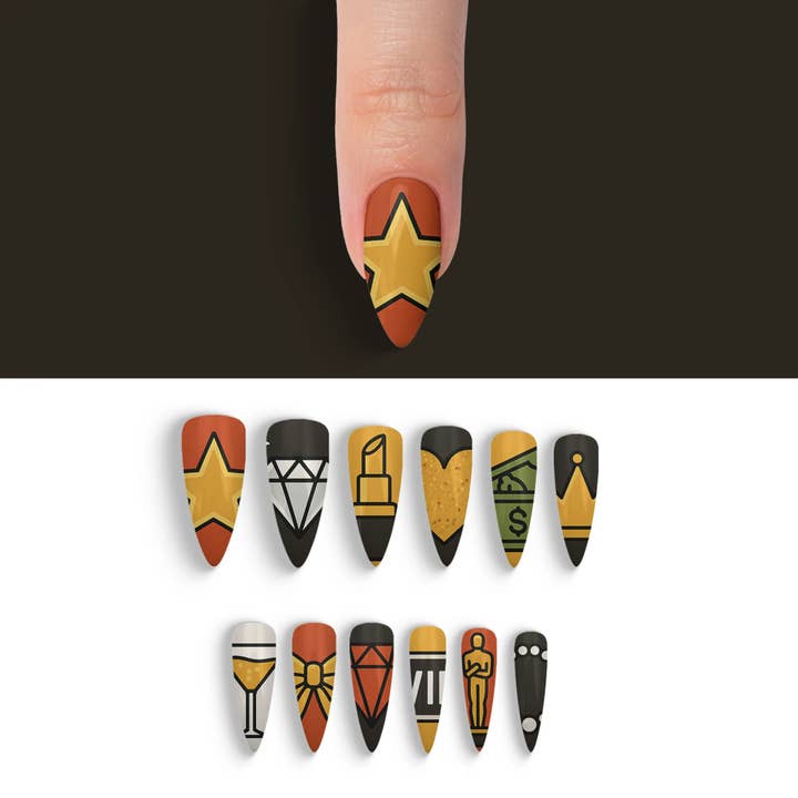 FYNE BODY - Wholesale Press-on/fake nails - Diamond Dazzler Glam Press-On Nails47