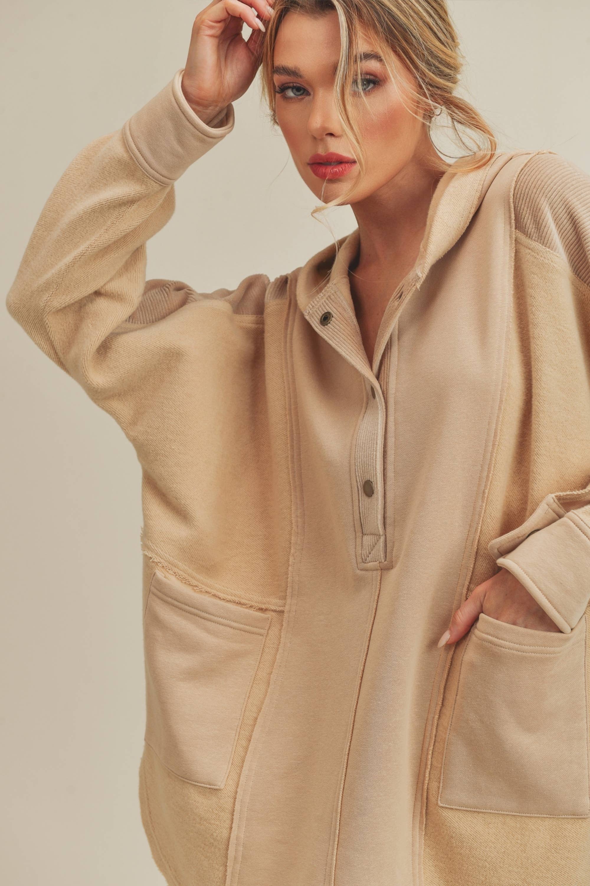 AEMI + CO - Wholesale Hoodie - Women's - 545AK Dove Pullover 524