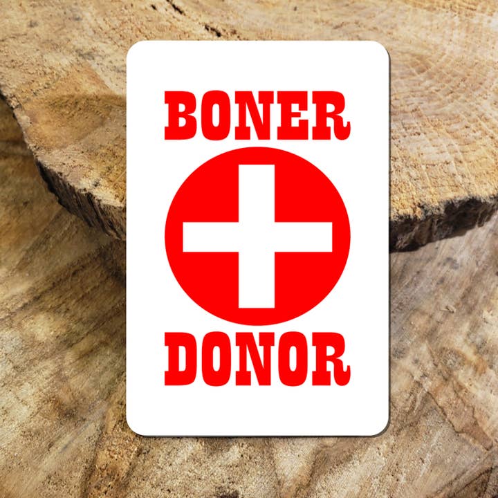 Design Time Gifts - Wholesale Gag Gift/Novelty Gift - Boner Donor, Funny gag gift wallet card