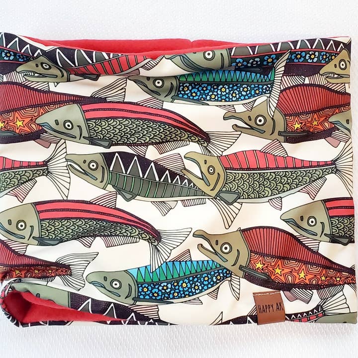 HappyAK Handmade Headwear and Neckwear – Engroshandel Rørhalstørklæde/halstørklæde med hætte – til kvinder – Fleeceforet (Kyst) Halsvarmer-Pakke