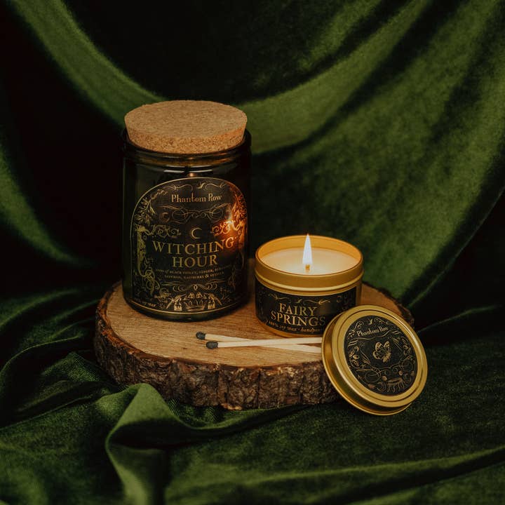 Phantom Row - Wholesale Jar/Filled Candle - Witching Hour | Soy Wax Jar Candle