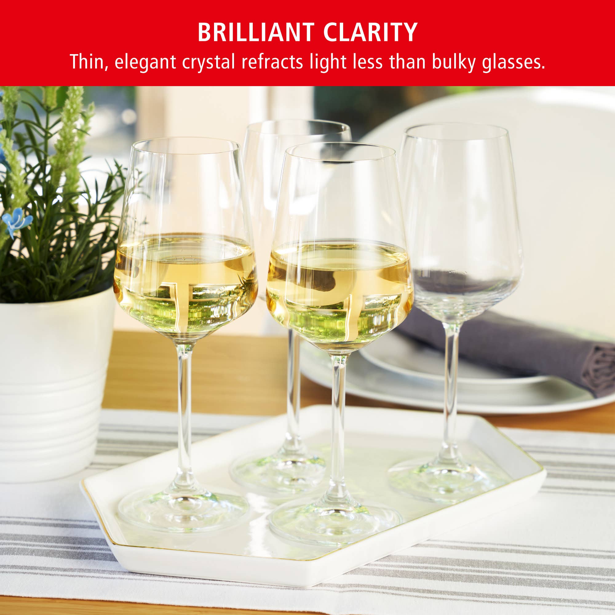 Spiegelau - Wholesale Wine Glass - Style Stemmed Crystal White Wine Glasses Set of 45