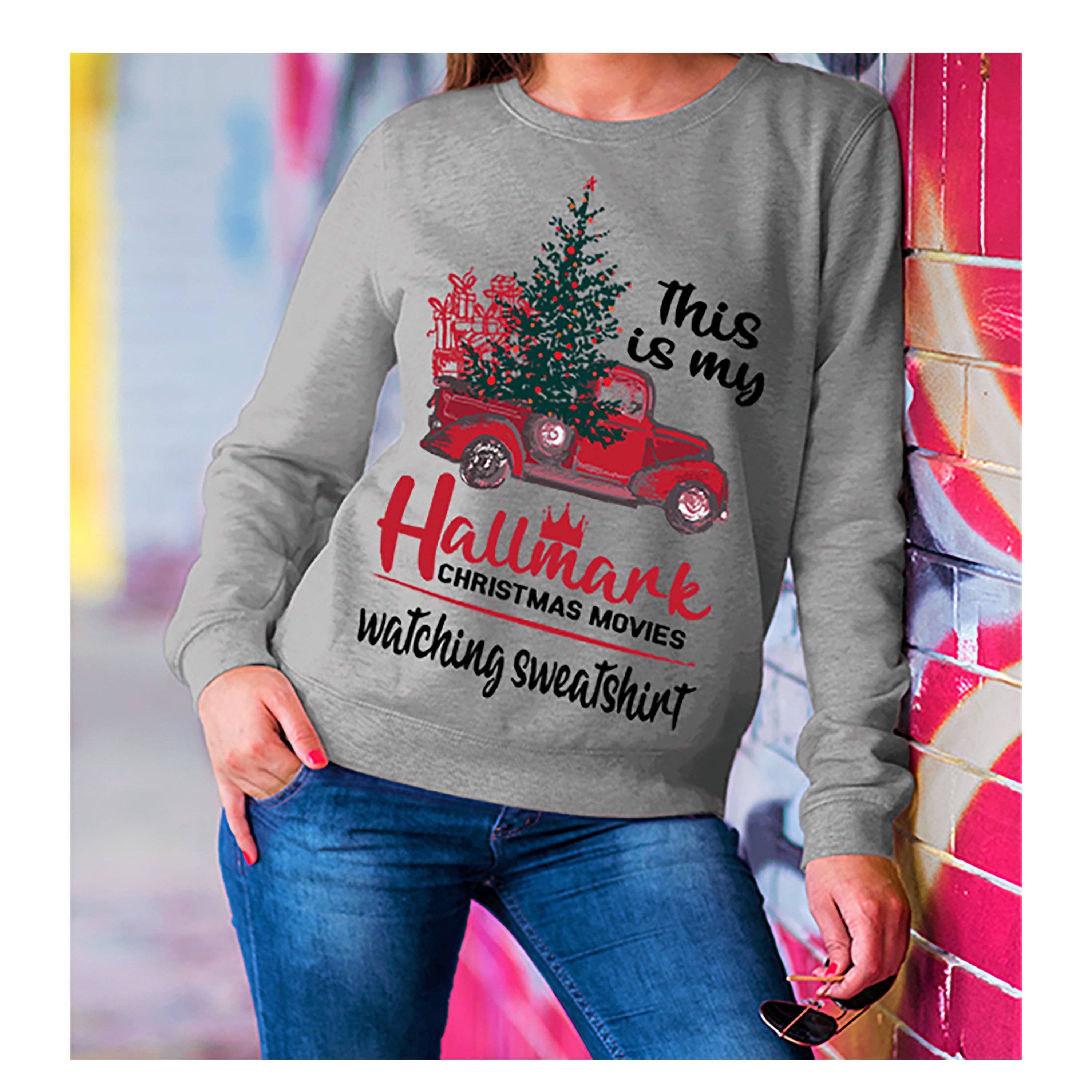 LA Shirt Company - Wholesale Graphic Sweatshirt - Women's - My Hallmark Christmas Movies Hoodie & Sweatshirt1