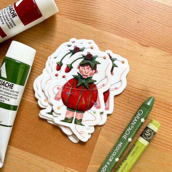 Leah Bees Creations - Wholesale Sticker - Pin Cushion — Vinyl sticker1