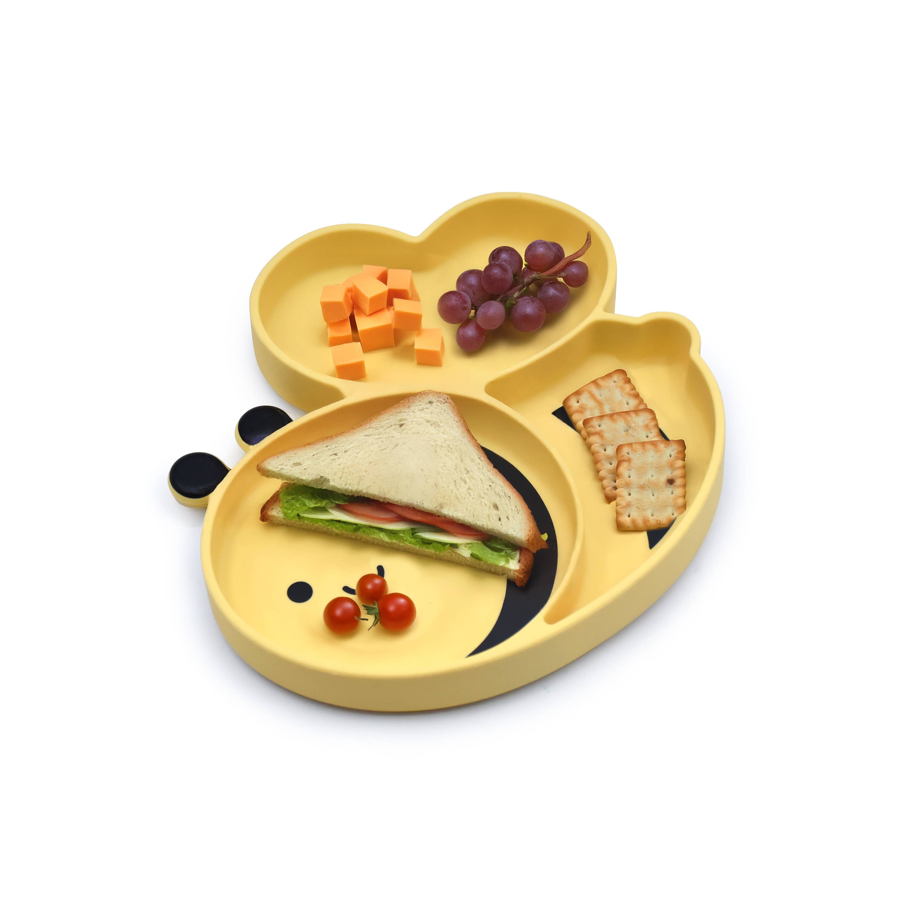 melii - Vente Assiette – enfant et bébé - Assiette à ventouse divisée en silicone28