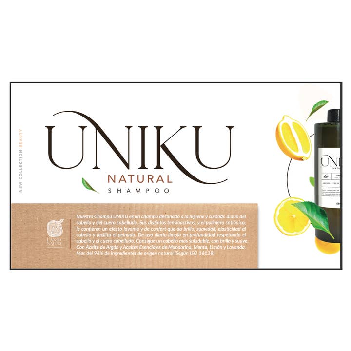 Land of Nature - Vendita all'ingrosso Shampoo - Shampoo Naturale UNIKU con Olio di Cocco e Olio di Argan2