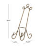Import Corner - Wholesale Easel - A-26429: METAL GOLD EASEL 7"W, 19"H2