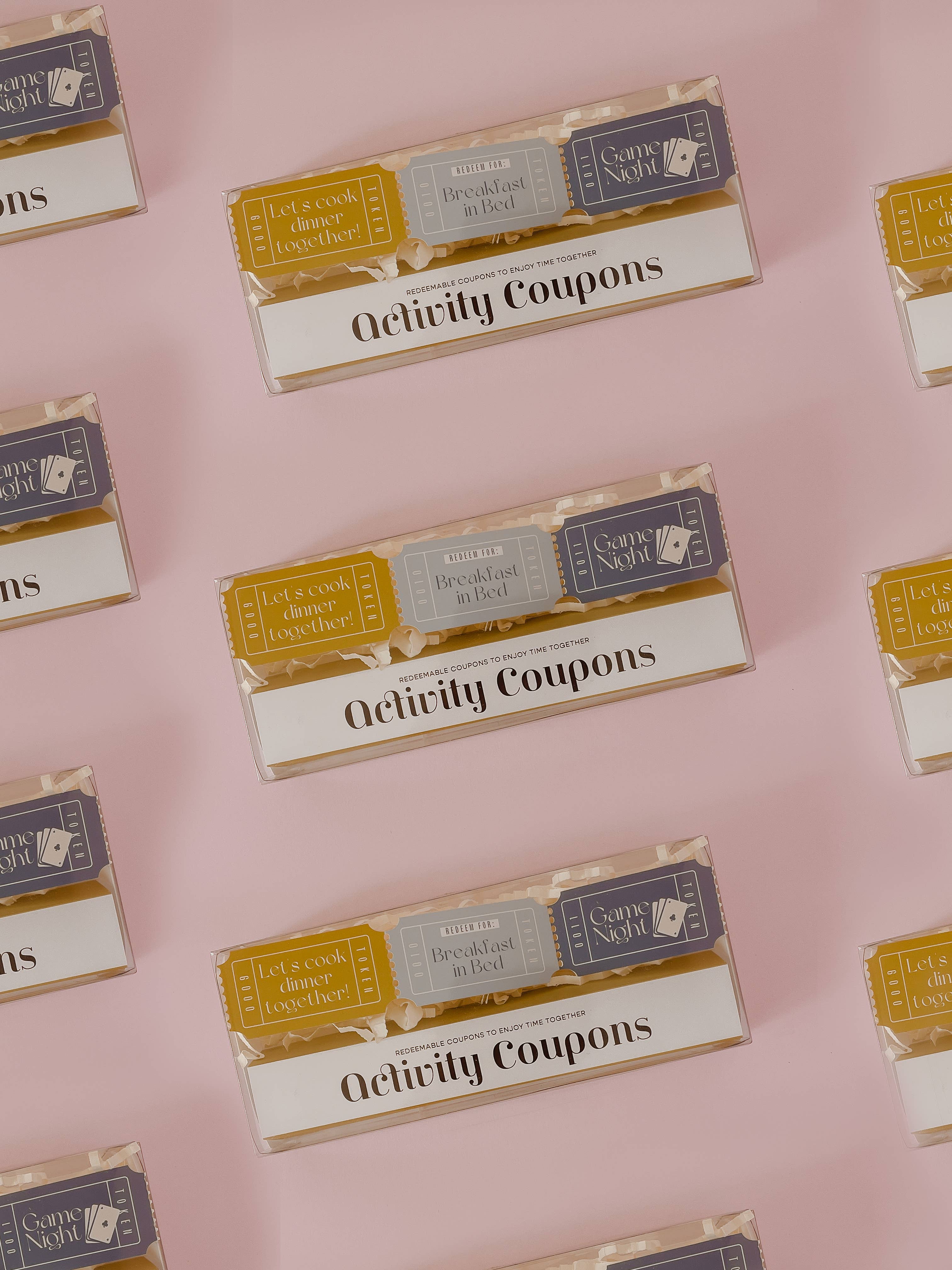 Curated for You Gifts - Wholesale Keepsake Coin/Token - B001 - Family Activity Coupons 0012