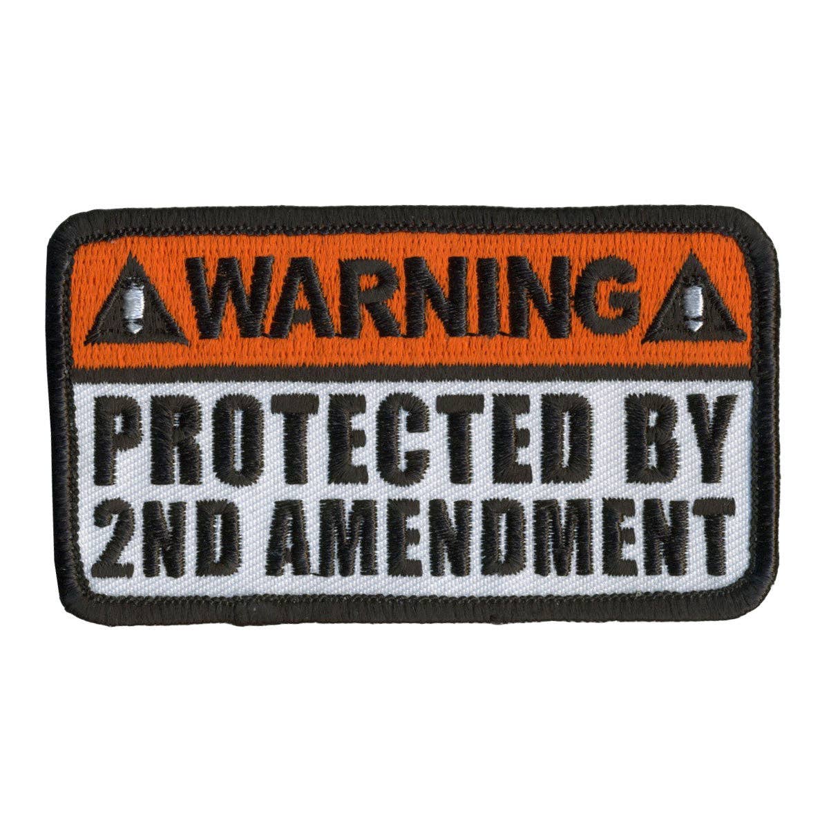 MULTI Hot Leathers PPL9361 Protected by 2nd Amendment 4" x 2" Patch for wholesale on Faire0