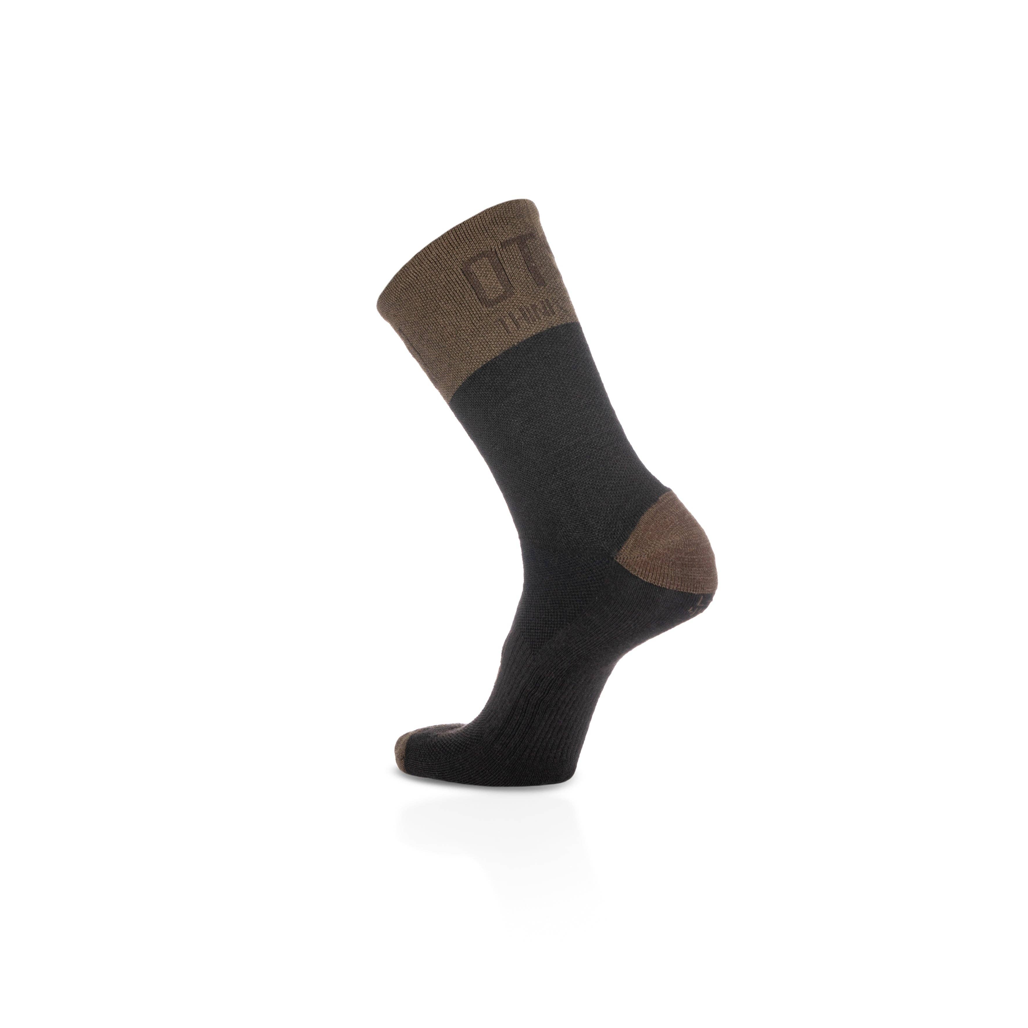 OTSO - Vendita all'ingrosso Calzini - Unisex - Calzini in Lana Merino a Taglio Alto Brown Trunk3