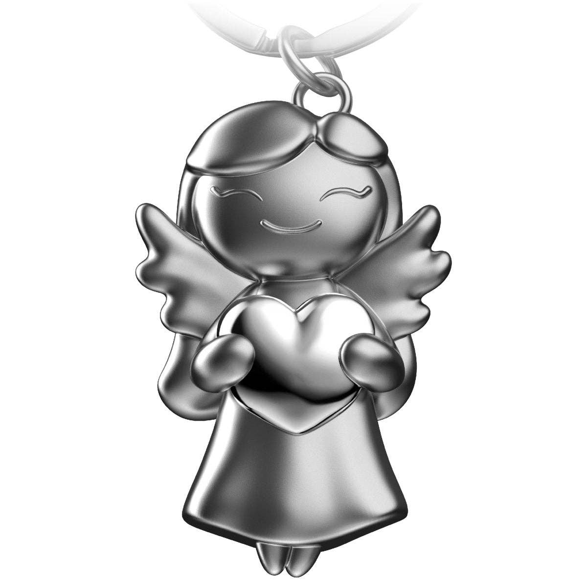 FABACH – Die Schlüsselanhänger-Schmiede - Wholesale Keychain - Unisex - “Star” guardian angel keychain - lucky angel with heart - angel lucky charm2