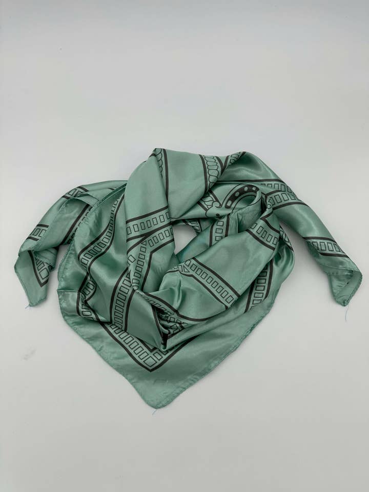 Mint & Gray Horseshoe for wholesale by TC Ranchwear Llc