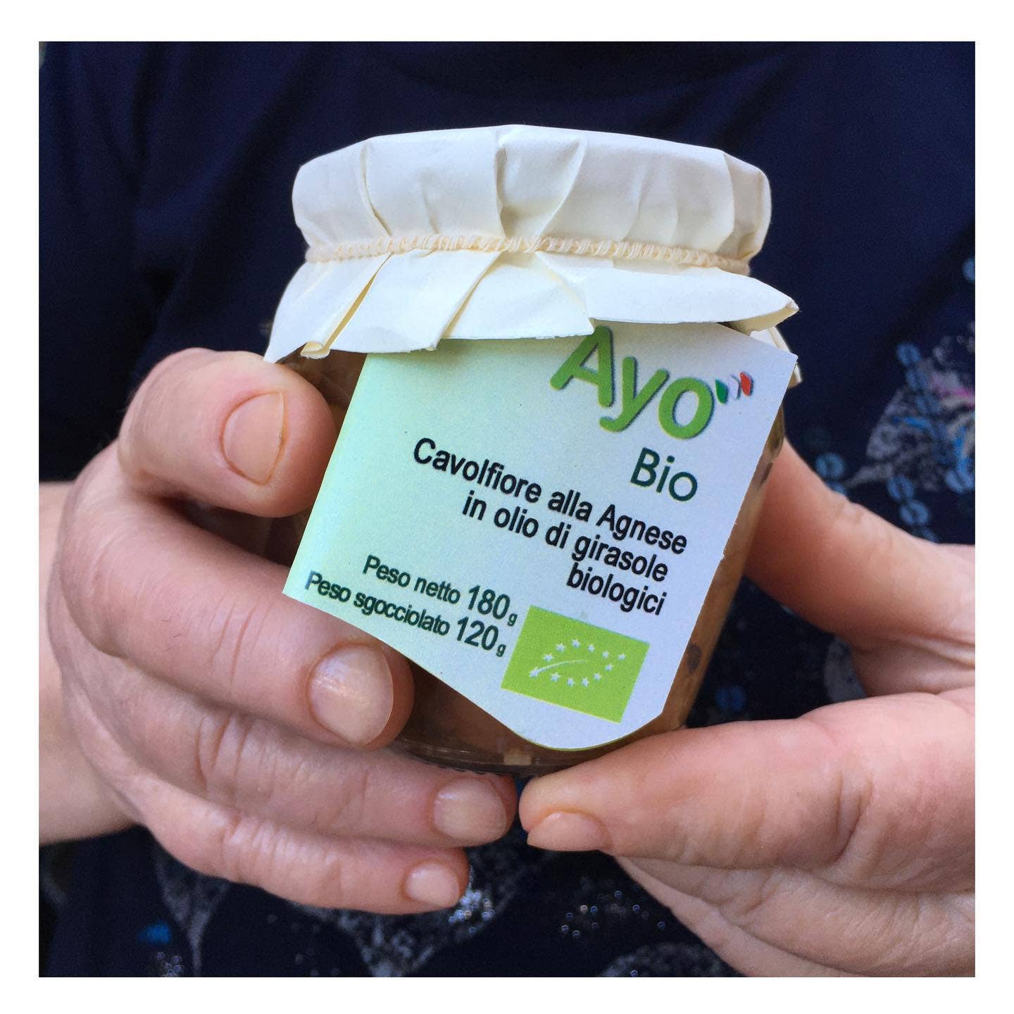 Ayo' Alimenti – Großhandel Eingelegtes Gemüse – OMA AGNESES BLUMENKOHL, ALTES BIO-REZEPT1