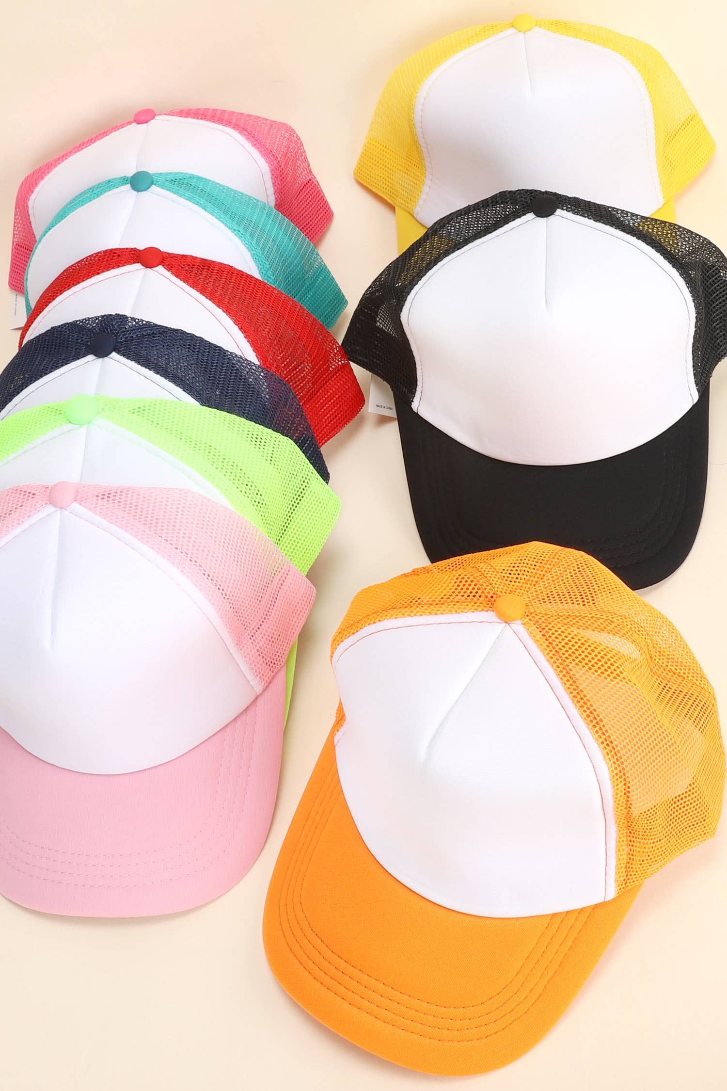 SP Sophia Collection - Wholesale Trucker Hat - Women's - Two-Tone Color Mesh Backing Baseball Cap 11