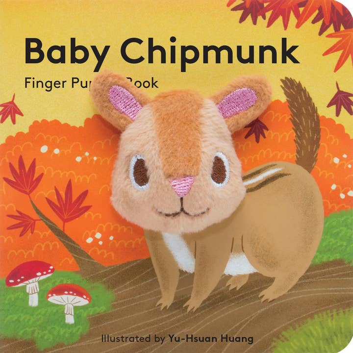 Chronicle Books - Wholesale Baby & Toddler Book (0-2) - Baby Chipmunk: Finger Puppet Book1
