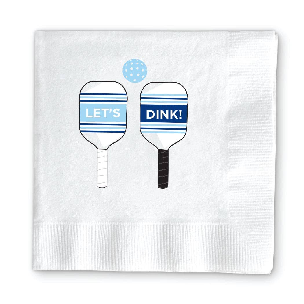 Donovan Designs - Wholesale Disposable Napkin - PICKLEBALL COCKTAIL NAPKINS3