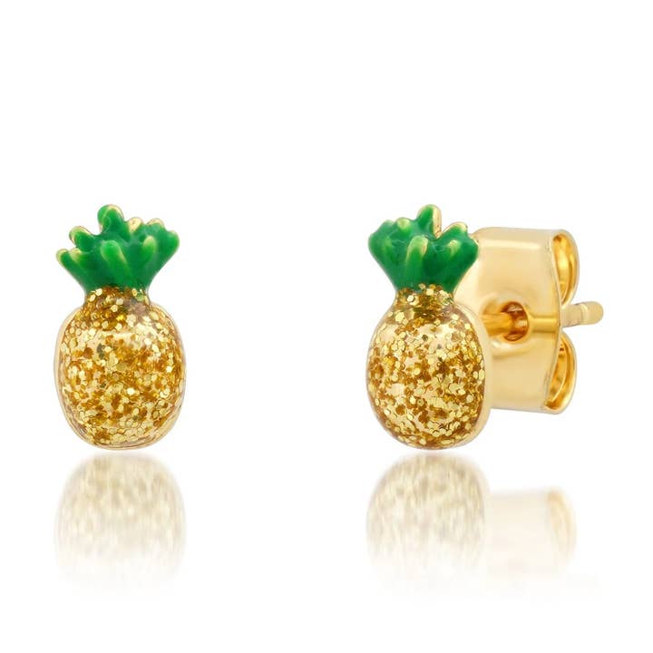 Enamel Pineapple Studs for wholesale by Tai Jewelry