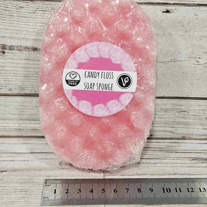 The Soap Sisters - Wholesale Bath Pouf/Sponge - Candy Floss Exfoliating Soap Sponge1