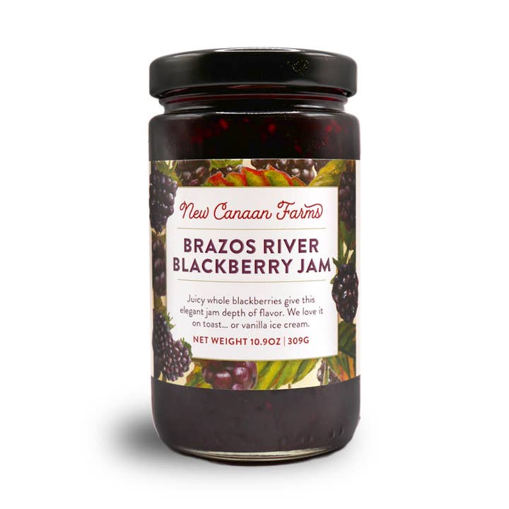 Pack de confiture de mûres de la rivière Brazos pour la vente par New Canaan Farms