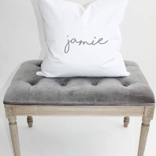 Personalisierter Name Kissenbezug für den Großhandel von Design District Co