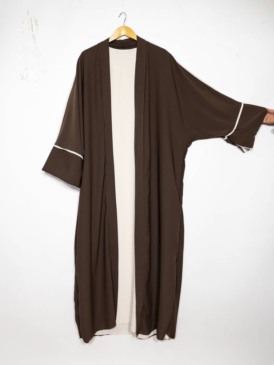 IDEAL OUTFIT - Vente Kimono – femme - kimono avec débardeur deux pièces en soie de Médine 2373pk15