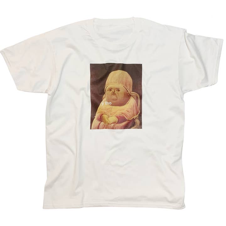 Y Tho Funny Meme Canvas T-Shirt for wholesale by ZZZEBRAAA LIMITED