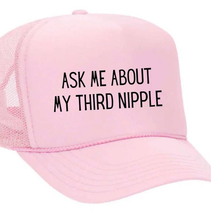 Inappropriate Trucker Hats - Wholesale Trucker Hat - Unisex - Ask Me About My Third Nipple Trucker Hat28