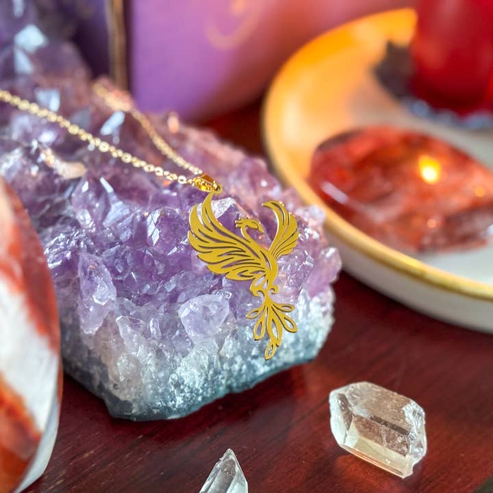 Rise in Power with the Phoenix Necklace and other Purchase Wholesale phoenixfoods. Free Returns & Net 60 Terms on Faire trending on Faire.