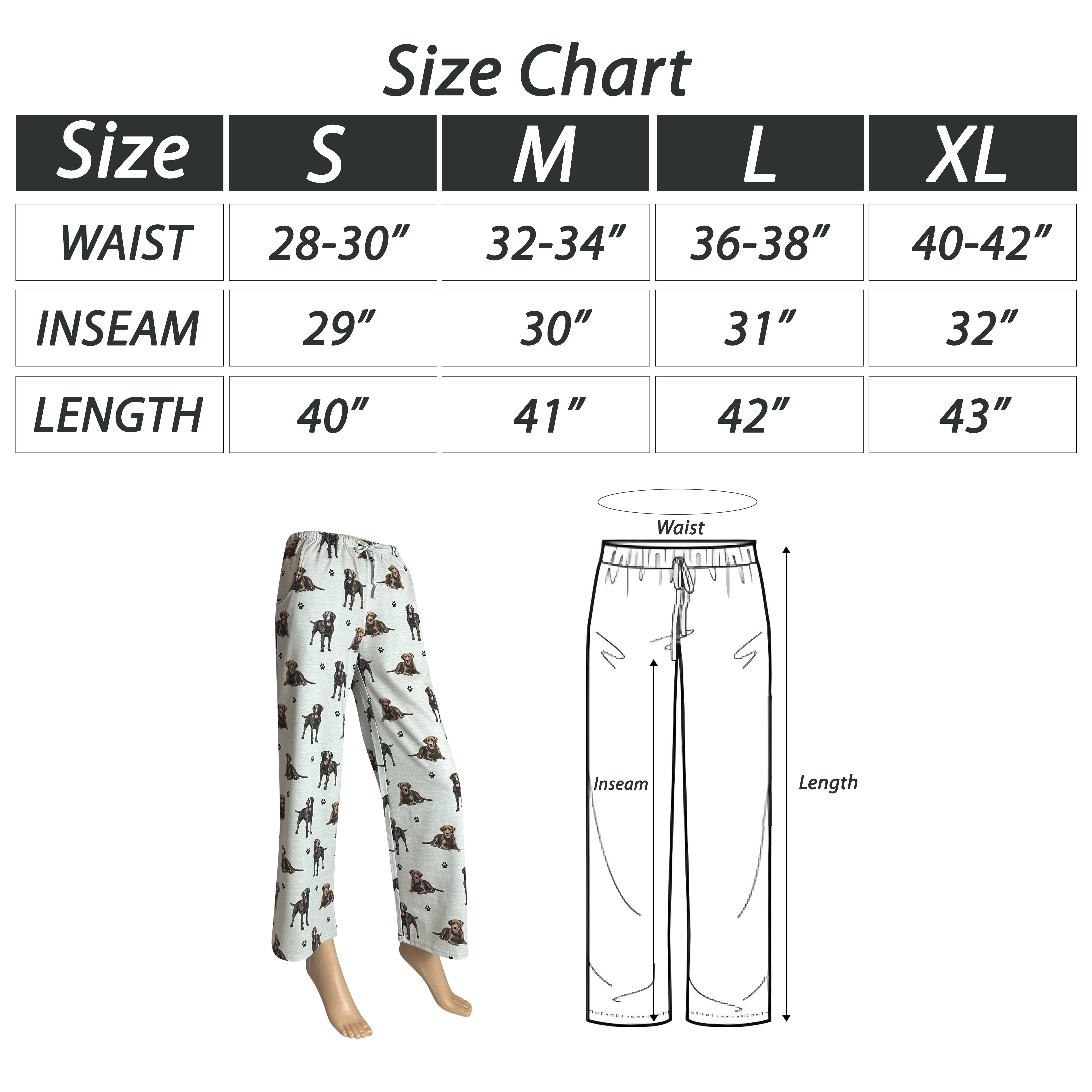 E&S Pets - Wholesale Sleepwear Bottom - Women's - Labrador Chocolate Pajama Bottoms - Pet Lover Pajama Pants4