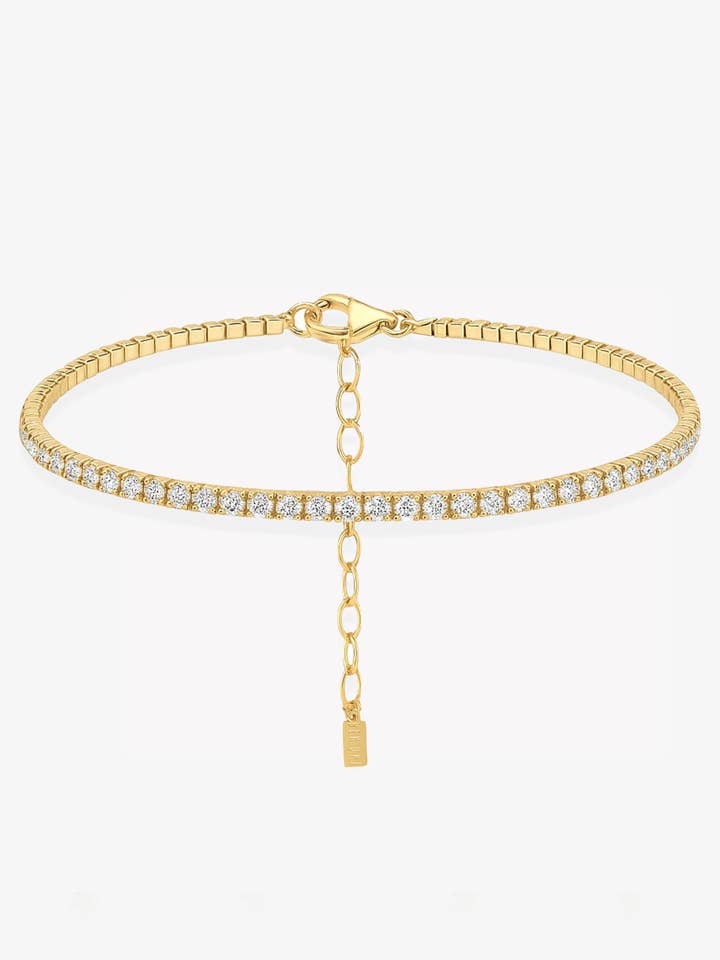 Giselle Tennis Enkelbandje voor wholesale door Ben Oni Jewelry