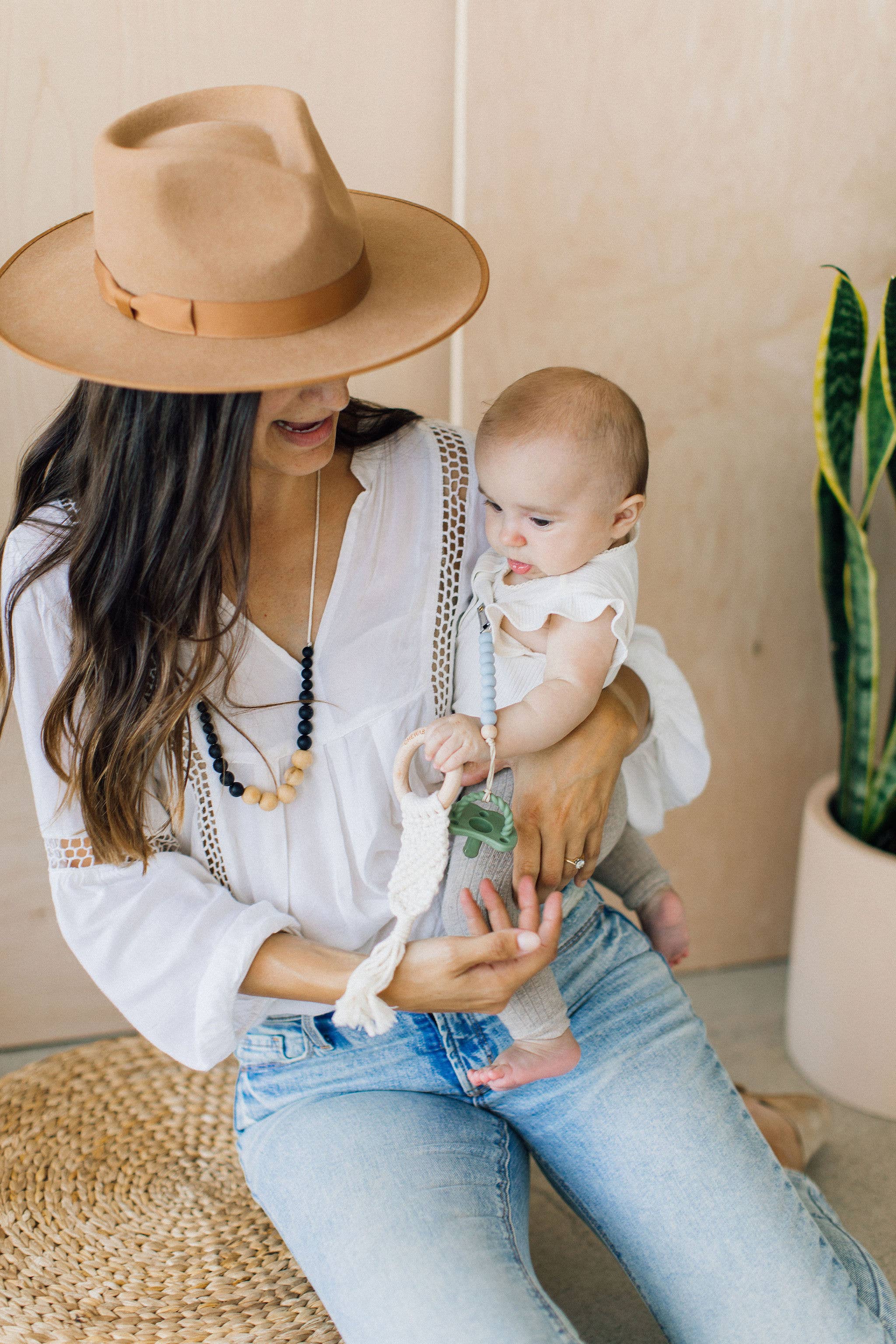 Chewable Charm - Wholesale Teether (Not Clip-On) - Baby - Luna Macrame Teether1