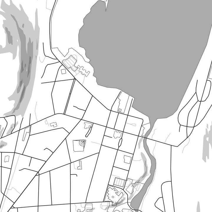 JACE.design - Wholesale Art Print - Cooperstown NY Map Print Classic4