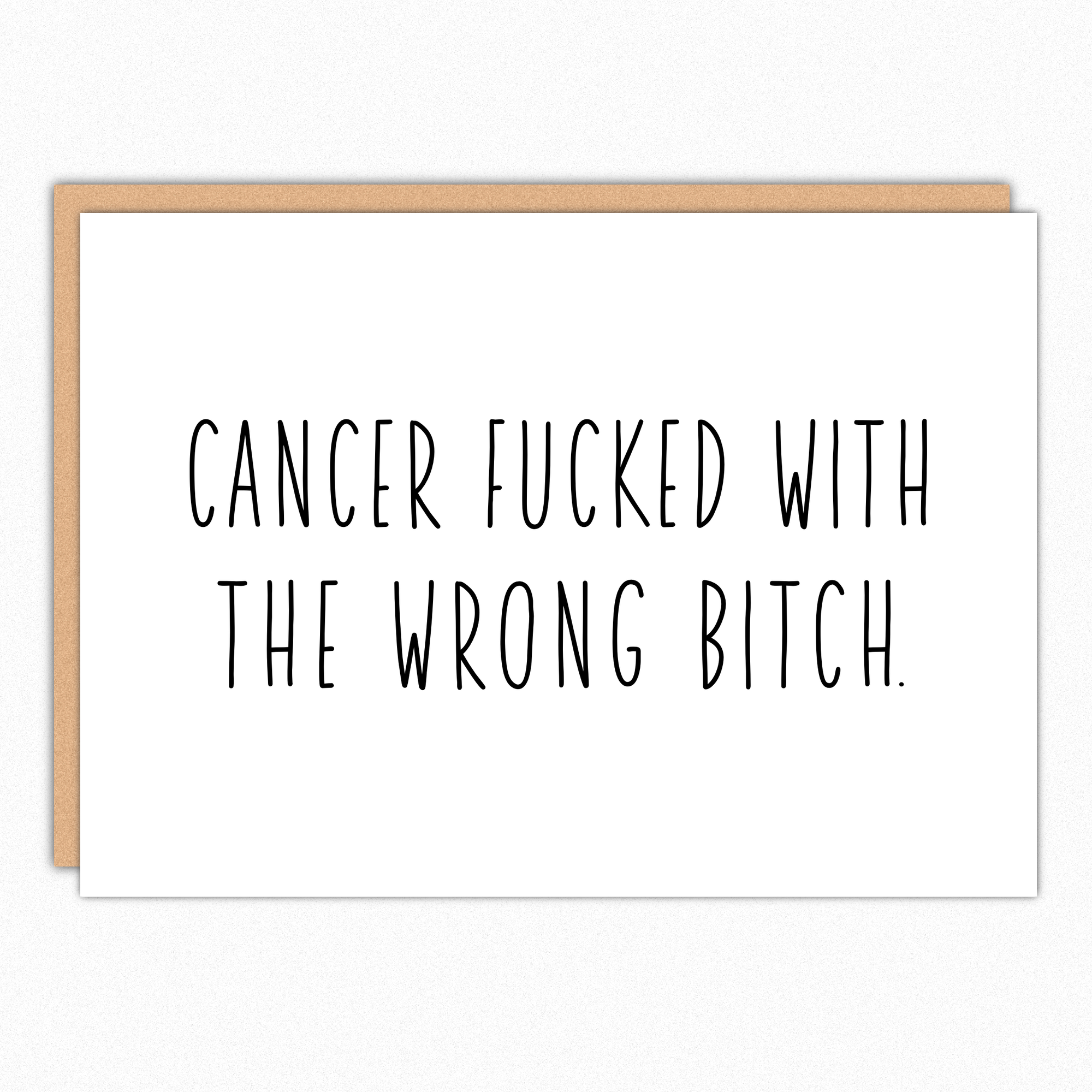 In A Nutshell Studio - Wholesale Beterschapskaartje - Grappige Borstkanker Steunkaart - Chemo Empathie Geschenk 4650